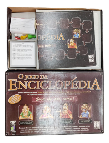 Jogo De Tabuleiro Jogo Da Enciclopedia Grow Raro Unico