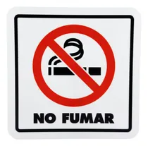 Comprar Señalamiento No Fumar 15x15 Prohibido Fumar Señaletica