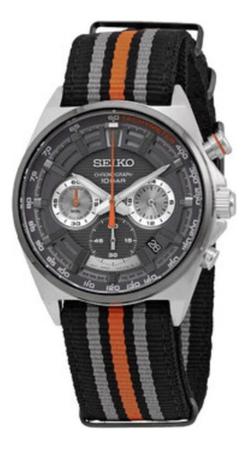 Reloj Seiko Discover More Chronograph Ssb403p1 Original Azul Marino Negro Blanco