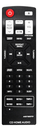 Control Remoto Akb73655701 Para Sistema Hi-fi Cm9520(cm9520,