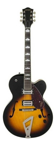 Guitarra eléctrica Gretsch Streamliner G2420 hollow body de arce laminado aged brooklyn burst brillante con diapasón de laurel