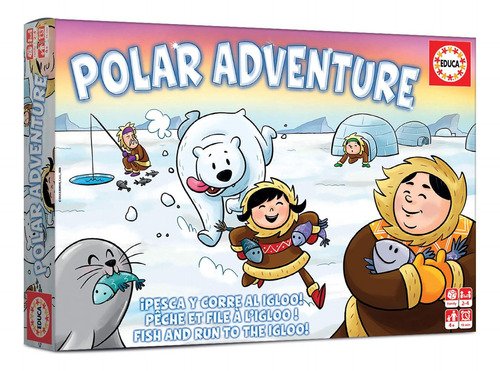 Juego Mesa Aventura Polar Antartida Iglu Uso Educa Infantil®