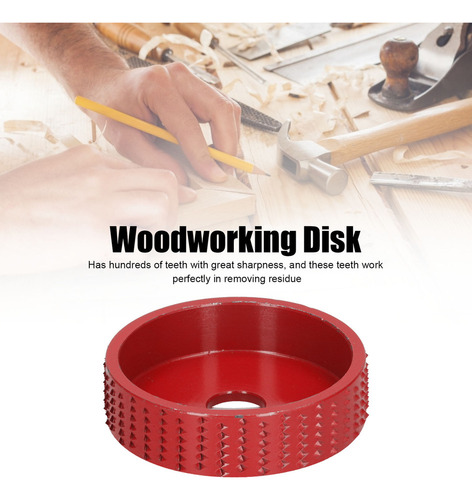 Disco De Amoladora Angular De Madera Para Tallar Y Pulir, Ro