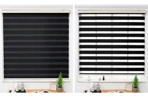 Cortinas Roller Duo Zebra Dia Y Noche  Ancho 1.60 X 2.0 Mts.