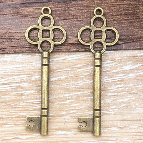 Dije De Llave Vintage De Aleación Para Bisutería Retro