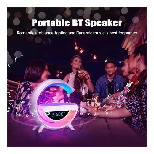 Audio Bluetooth Portátil Con Despertador Modo Inalámbrico