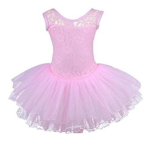 Vestido De Tutu De Ballet De Ovelay De Las Niñas