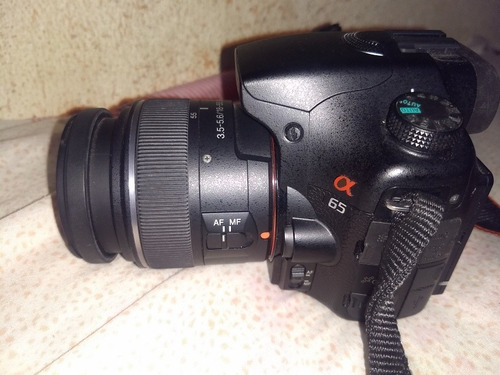 Sony A65 Lente 18-55 5k Cliks Caixa E Acessórios