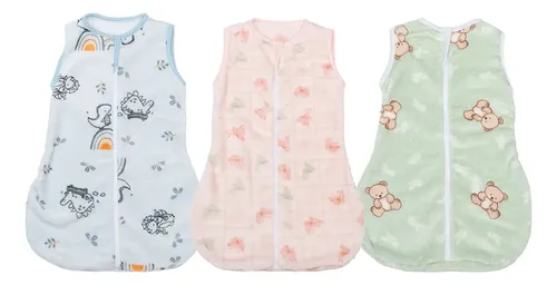 Saco de Dormir Bebê Casulo Papi Baby 0 a 6 meses (58×42 cm)