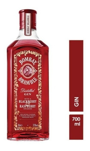 Gin Bombay Bramble Blackberry E Raspberry 700ml Sabor Blackberry & Raspberry