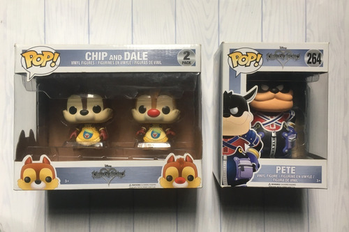 Funko Pop! Kingdom Hearts - Pete #264 Chip Y Dale #277 #265