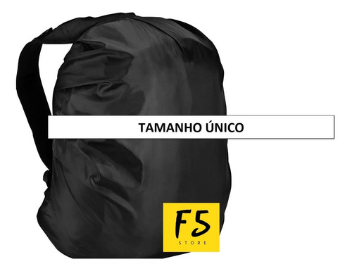 Kit Luva Ndk 100% Impermeável + Capa Mochila Moto Motoqueiro