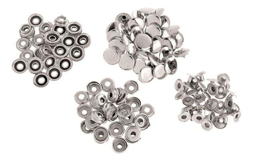 Prendedores De Pressão 15mm Sliver