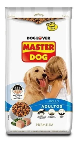 Alimento Master Dog Adulto Sabor Pollo 18k