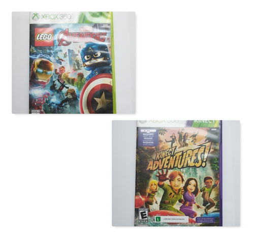 Kinect Adventures Y Avengers Para  Xbox360