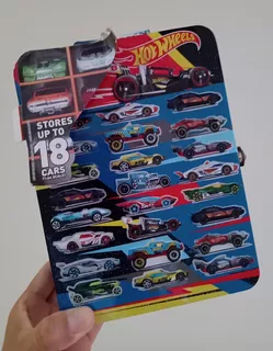 Hot Wheels - Case Metálico Guarda 18 Autitos