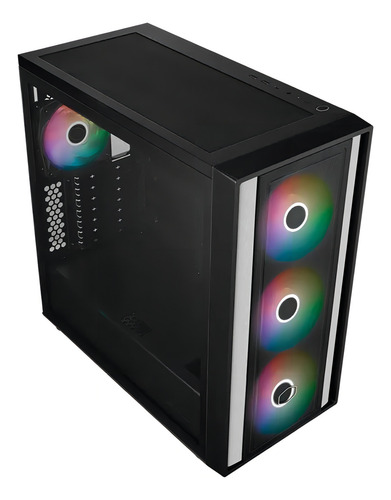 Armário Master Masterbox 600 Mid Tower Argb MB600-kgnn-S00 preto