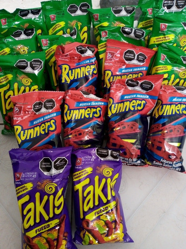 Surtido 50 Piezas De Barcel Takis Y Runners