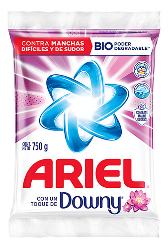 Jabón En Polvo Ariel Con Un Toque Downy 750gr