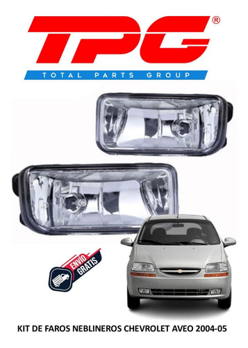 Faros Auxiliares Chevrolet Aveo 2004-05 Tpg