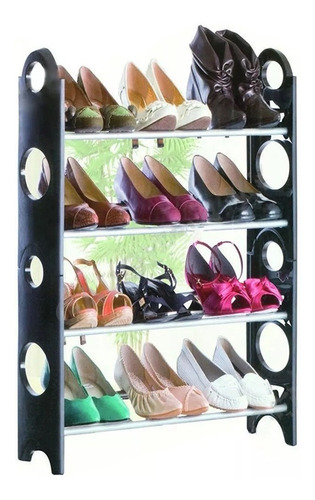 Organizador De Zapatos, 4 Estantes, Zapatero Botinero