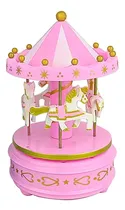 Comprar Cajita Musical Carrusel Calesita Rosa Caja Musical