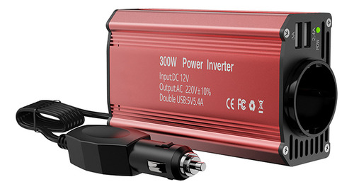 Inversor De Coche 12v A 220v Euro Plug Power Converter Dual