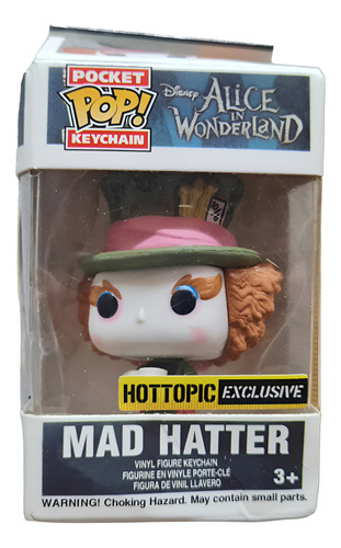Funko Pop Llavero - Sombrerero Alicia Pais De Las Maravillas