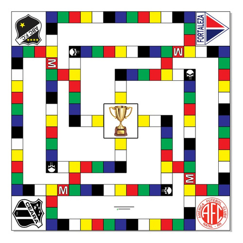 Jogo De Aliado Do América, Abc, Fortaleza E Ceará, Tabuleiro