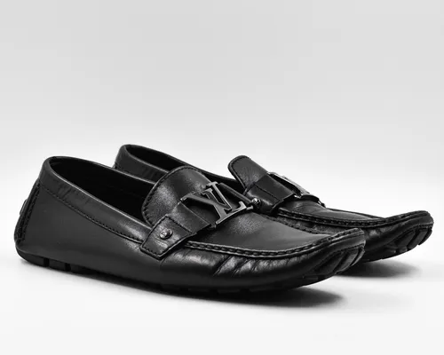 Sapato Mocassim Driver Louis Vuitton Monte Carlo Preto Origi