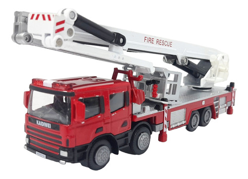 Camion Bombero Escala 1:50 Auto Escala Plataform Fire