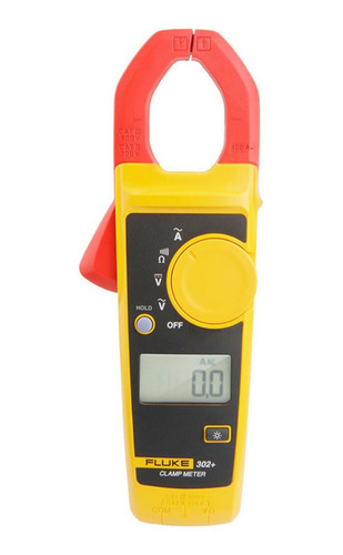 Fluke F302+ - Pinza Medidor De Mano, Pantalla Lcd, Digital