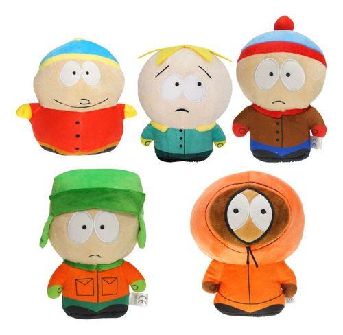5pcs South Park Boneca Pelúcia Brinquedo Crianças Presente A