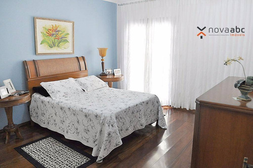 Sobrado Altíssimo Padrão À Venda, 400m², 3 Suítes, Sauna E Piscina Por R$ 3.200.000 - Vila Gilda - Santo André/sp - So0477