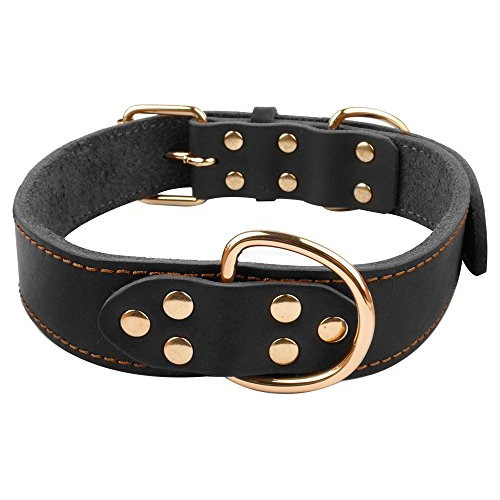 Beirui Collar De Cuero - Cuero Suave Genuino Latigo - La Mej