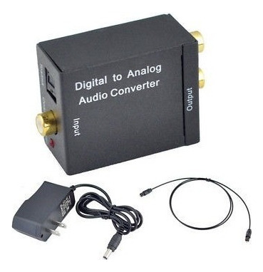 Óptico Toslink Digital Coaxial Al Cable Del Convertidor Anál