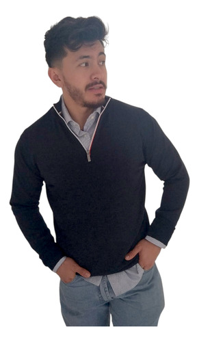 Sweater Medio Cierre Daniel Hechter Calidad Premium