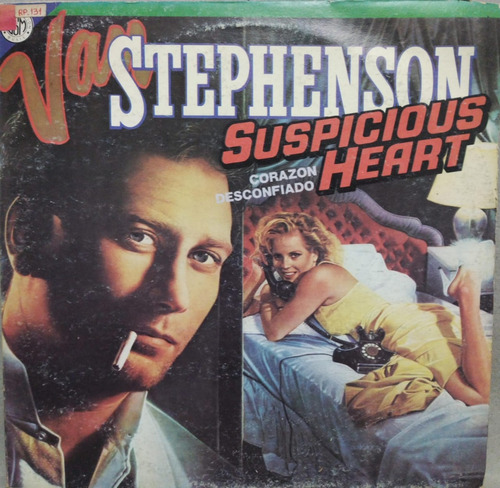 Van Stephenson  Suspicious Heart Lp Argentina 1986