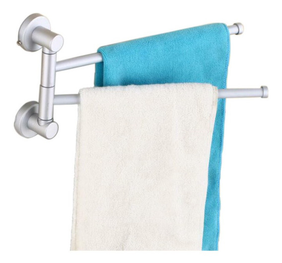 soporte para toallas para cocina de acero inoxidable cromado para montar en la pared baño inodoro con barras giratorias Toallero giratorio de PHOEWON 