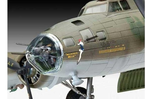 Avión Bombardero Academy 12495 B17 Memphis Belle 1/72 Ww2