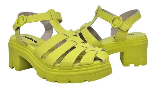 Sandalia tratorada cheap yellow