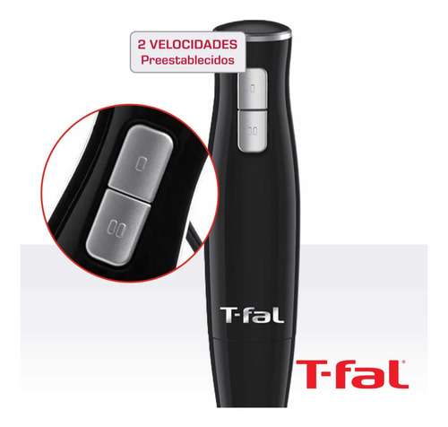 Batidora De Inmersión Turbomix Con Globo Batidor Marca T-fal