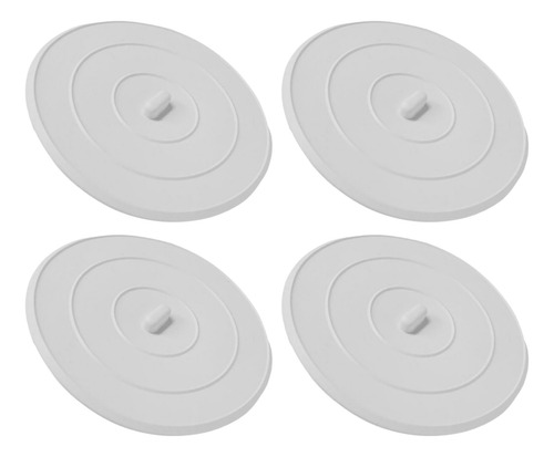 Tapón Plano Universal Hule Coladera 4 Coflex Pc-b100 (4 Pza)