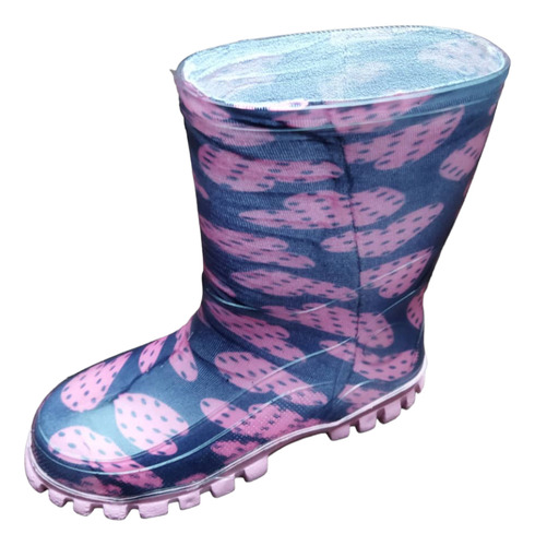 Imagen 3 de 4 de Bota Plástica Para La Lluvia Niñas