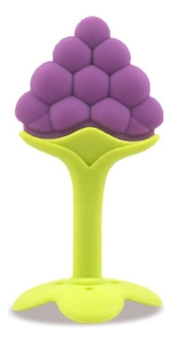 Bebé Juguetes Para La Dentición, 1 Teethers De Frutas Silico Color Púrpura