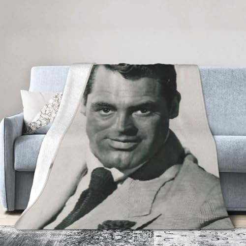 Manta Suave De Franela Con Estampado De Cary Grant 80 X60 