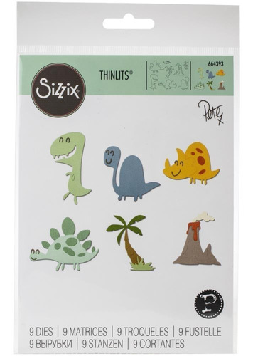 Scrapbooking Troqueles Sizzix Dinosaurios