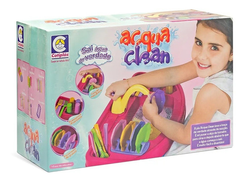 Brinquedo Pia Divertida Lava Louça Aqua Clean Cotiplas 1587