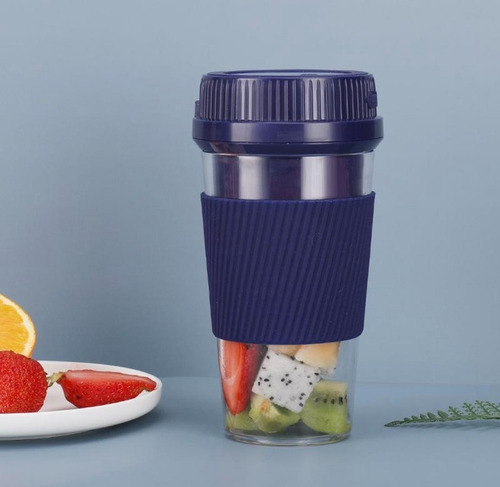 Imagen 7 de 10 de Vaso Licuadora Portatil Con Carga Usb Procesadora Con Fuerza