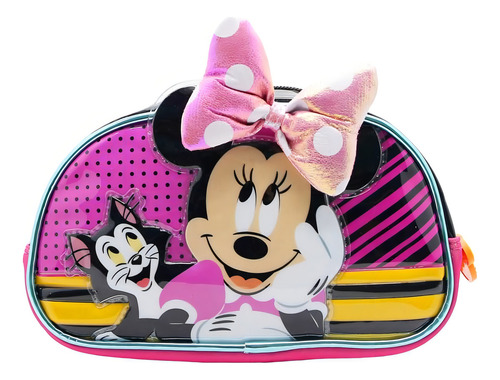 Cartuchera Escolar Minnie Mouse Smile Color Rosa Liso